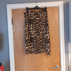 Shein Animal  Print  Wrap Skirt.  S.M-12.