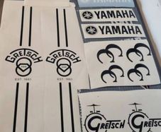 Drums decals / stickers