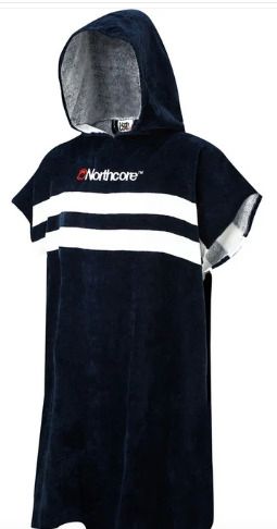 Northcore Beach Basha Changing Robe - Blue Stripes
