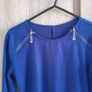 mini cobalt dress fits size 6-8 worn once or twice Image 3