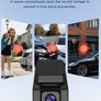 Dash Cam Front and Inside 2.5K+1080P Mini Camera for Cars, Hidden Car Camera Front and Interior, Super Night Vision, 4 IR LEDs, G-Sensor, 24H Parking Mode, Loop Recording, With 32GB Card, Dark Image 8