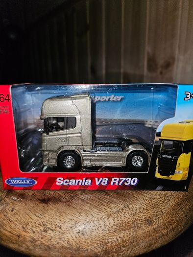 Welly 1.64 Scale Diecast Metal Scania V8 R730 Truck