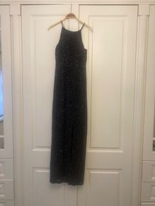 Vintage Long Black Evening Gown