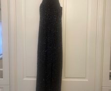 Vintage Long Black Evening Gown