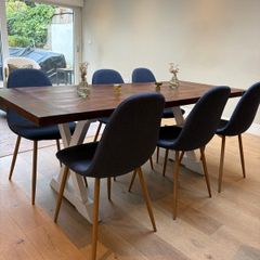 Wooden dining table