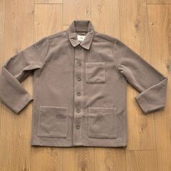 Folk Men's Greyson Waffle knit Overshirt Size Large