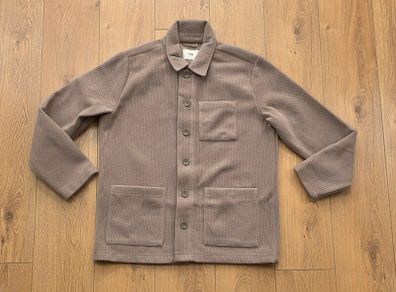 Folk Men's Greyson Waffle knit Overshirt Size Large