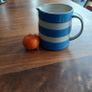 TG Green Cornishware Dreadnought Jug, featuring the iconic blue and white stripes. Image 7