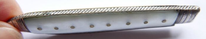 Antique Sterling Silver and Mother of Pearl Knife 1820s. 20,7g