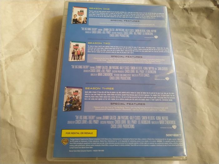 The Big Bang Theory Seasons 1-3 Dvd Boxset