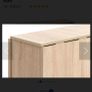 Oak dining table with drop leaf sides Image 9