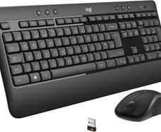 Logitech MK540 Combo Mouse, English QWERTY Keyboard-Black