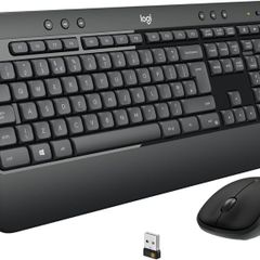 Logitech MK540 Combo Mouse, English QWERTY Keyboard-Black