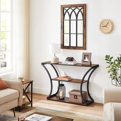 New Vintage Curved Display Table - FREE P&P