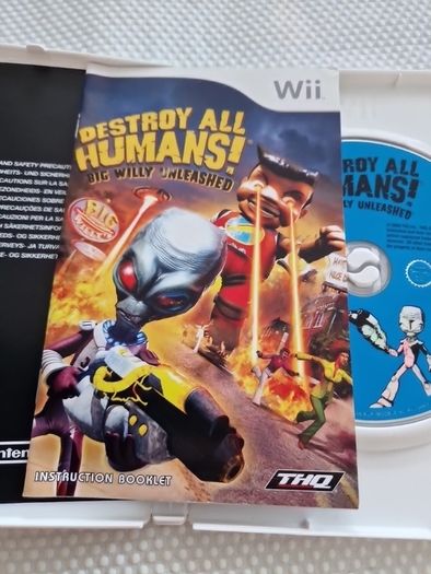 Destroy All Humans Big Willy Unleashed Nintendo Wii Games Original