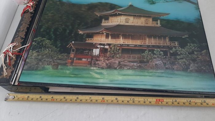 large musical photo alumb Japanese wooden