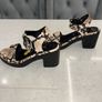 womans snake skin sandals Image 4