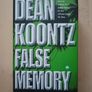 False Memory by Dean Koontz (Horror Hardback 2000) Image 2