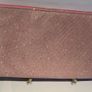Irish designer DICE Soft Pink Shimmer Clutch Bag Immaculate Condition Image 6