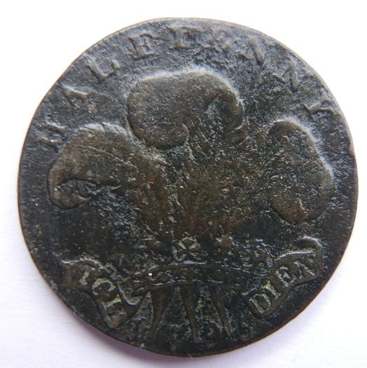 Middlesex National Series Prince of Wales 1795 Halfpenny token