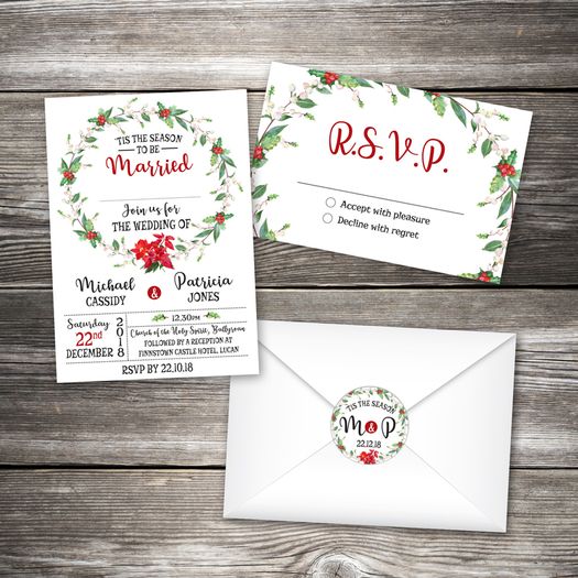 Winter Themed Invitations