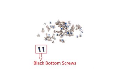 For iPhone 8 Plus Full Complete Screw Set Repair Fix With 2 Black Bottom Screws - FHT28IPFC