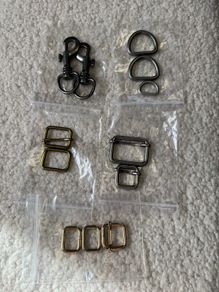 Hooks, buckles, fasteners and eyelets bundle