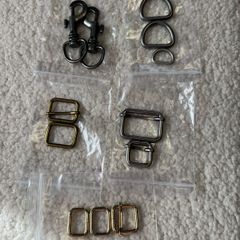 Hooks, buckles, fasteners and eyelets bundle
