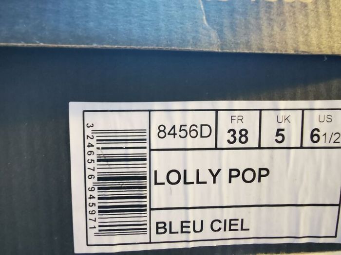 Wellies Aigle Lollipop blue, size UK 5