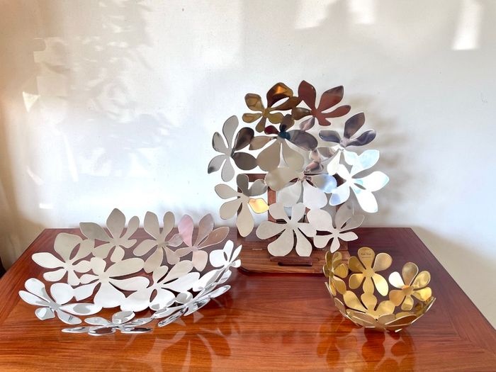 Pair of Vintage Ikea Stockholm Stainless Steel Bowls