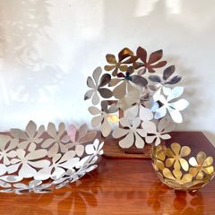 Pair of Vintage Ikea Stockholm Stainless Steel Bowls