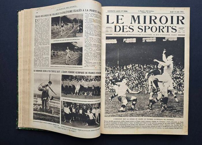 Le Miroir des Sports 1924  1925  Complete Bound Volume 686 Pages Paris Olympics