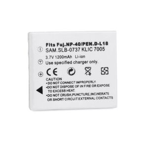 NP-40 - D-L18 - SLB0737 - KLIC 7005 Battery for Fuji Pentax Samsung Kodak