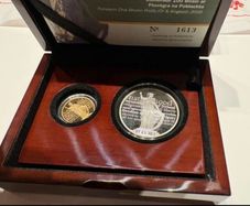 IRELAND IRISH 2016 - 15 euro Silver + 50 Euro Gold, proof Set