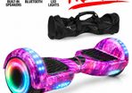 Purple Galaxy 6.5 inch  Hoverboard Bluetooth - FREE Bag