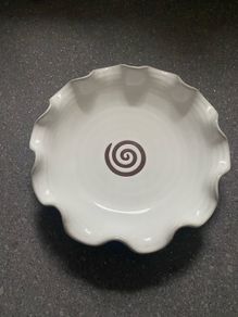 Stephen Pearce Curly Salad Dish Shanagarry Pottery Ceramic