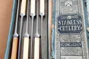 Antique dessert knives (6)
