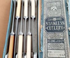 Antique dessert knives (6)