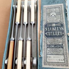 Antique dessert knives (6)
