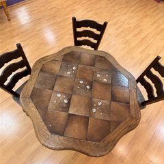 Dining set with 4 chairs