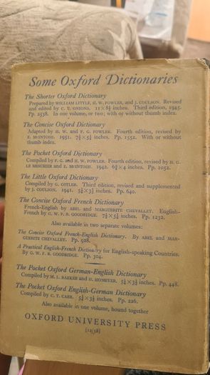 The Kings English. H. W. Fowler And F. G. Fowler. Hardback With Dustjacket In Good Condition.