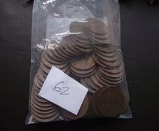 Great Britain. Elizabeth II. 60 coins @Half Penny (1953-1967)