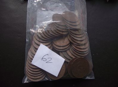 Great Britain. Elizabeth II. 60 coins @Half Penny (1953-1967)