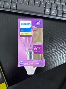 Philips LED B22 Bulb Warm White 2700K  7W 60W Equivalent