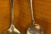 Antique silver spoons
