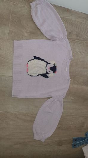 penguin sweater girl