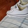Converse chuck Taylor platform low Size 5 eu 37.5 white canvas in excellent condition Image 7