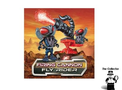 Construct A Bugz Character Building Firing Cannon & Weapon Set - Fly Rider - New