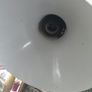 Vintage orange architect lamp heavy base works Image 6