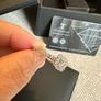 Tolkowsky 18ct White Gold Diamond Halo Ring Image 9